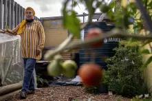 Zainap Salie worked with her neighbours and the Salt River Community Action Network to clean up a lane of dumped rubble behind her home and turned it into an urban garden.