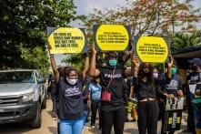 Nigerian protestors demand an urgent government response to reports of sexual violence and femicide during the Covid-19 lockdown. The June 2020 protests were led by the State of Emergency GBV Coalition.