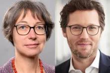 Prof. Dr. Imme Scholz and Jan Philipp Albrecht