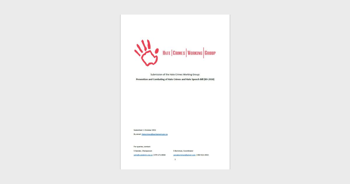 Prevention and Combating of Hate Crimes and Hate Speech | Heinrich Böll ...