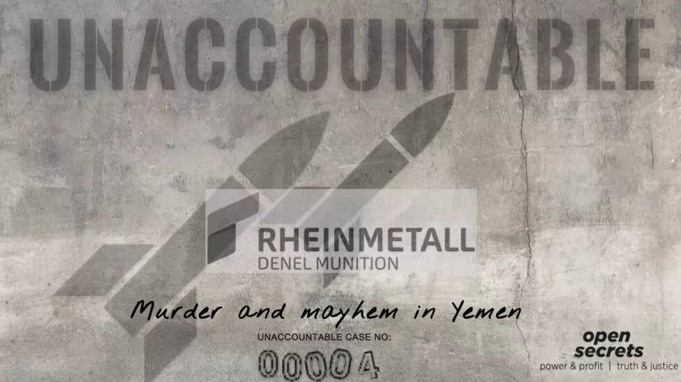 Rheinmetall Denel Munition: Murder and mayhem in Yemen