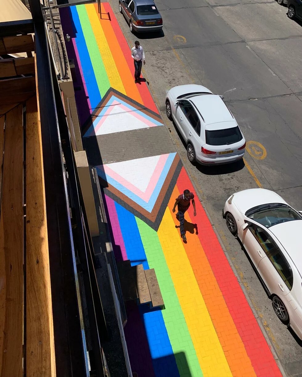 Equal Namibia Rainbow Sidewalk