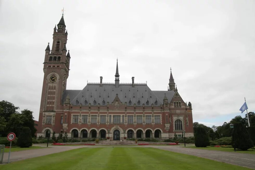 The Peace Palace in The Hague, Netherlands - seat of the International Court of Justice