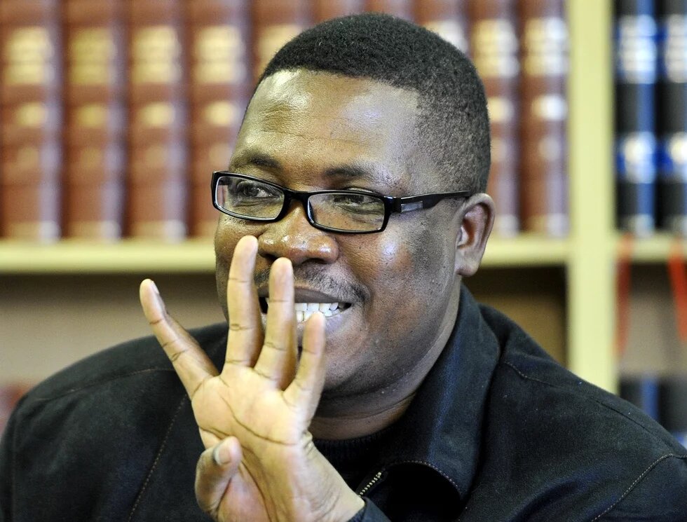 JOHANNESBURG, SOUTH AFRICA - JUNE 28: Basic Education spokesperson Panyaza Lesufi at a press conference in Johannesburg, South Africa on June 28, 2012 regarding the delivery of textbooks to Limpopo Schools. JOHANNESBURG, SOUTH AFRICA - JUNE 28: Basic Education spokesperson Panyaza Lesufi at a press conference in Johannesburg, South Africa on June 28, 2012 regarding the delivery of textbooks to Limpopo Schools.
