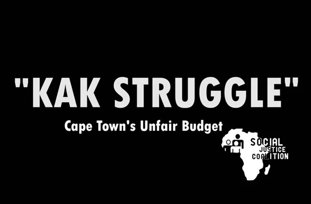 The struggle for decent sanitation and a fair budget in Cape Town