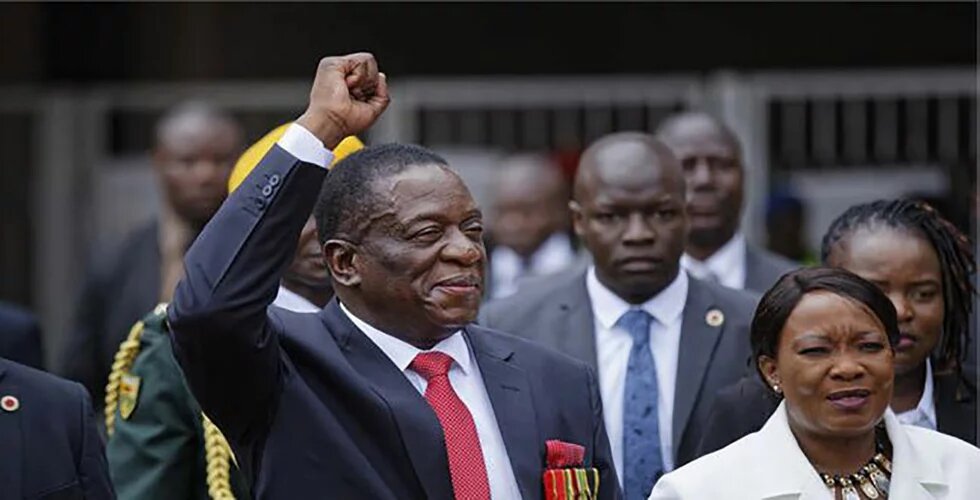 Zimbabwe's new President takes office